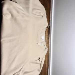 Calvin Klein Cream Knit Top